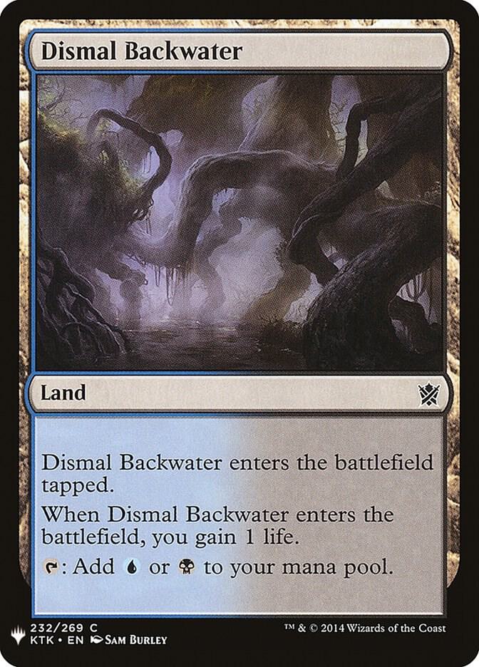 Dismal Backwater 232 card from The List Reprints
