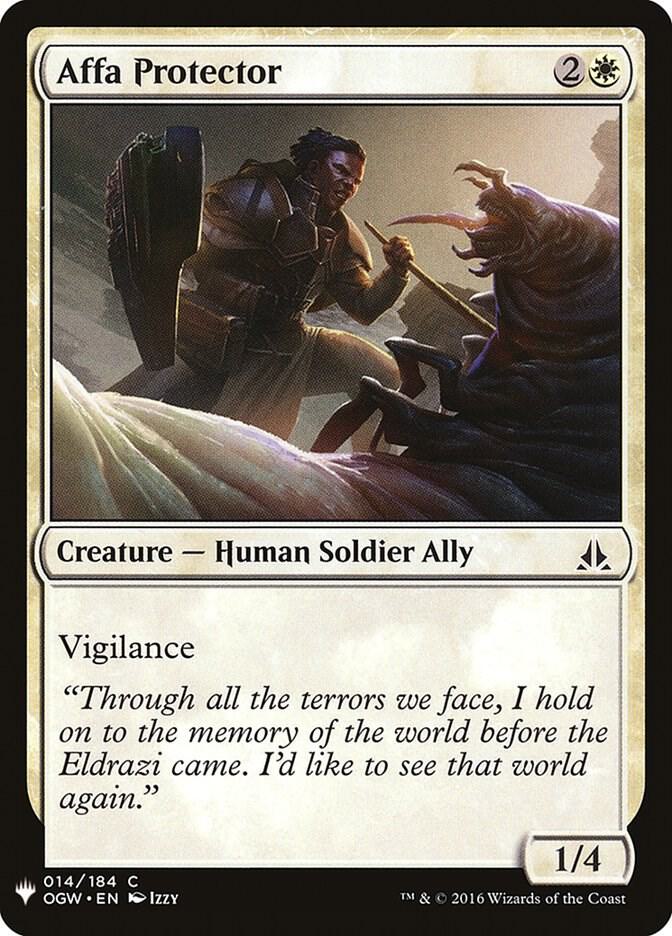 Affa Protector 14 card from The List Reprints