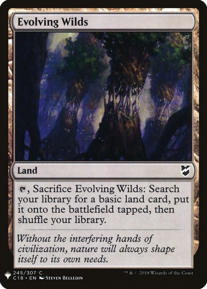 Evolving Wilds (C18) 245 card from The List Reprints
