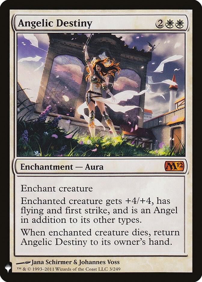 Angelic Destiny 3 card from The List Reprints