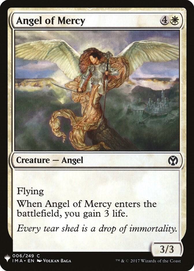 Angel of Mercy 6 card from The List Reprints