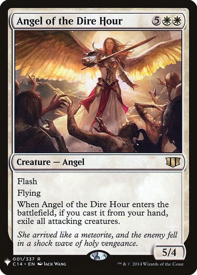 Angel of the Dire Hour 1 card from The List Reprints