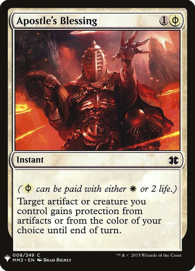 Apostle's Blessing 8 card from The List Reprints