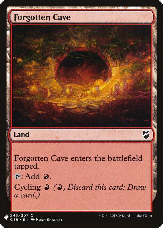 Forgotten Cave (C18) 246 card from The List Reprints