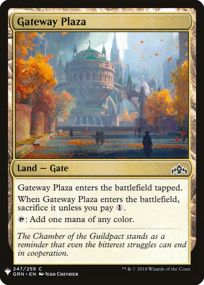 Gateway Plaza 247 card from The List Reprints