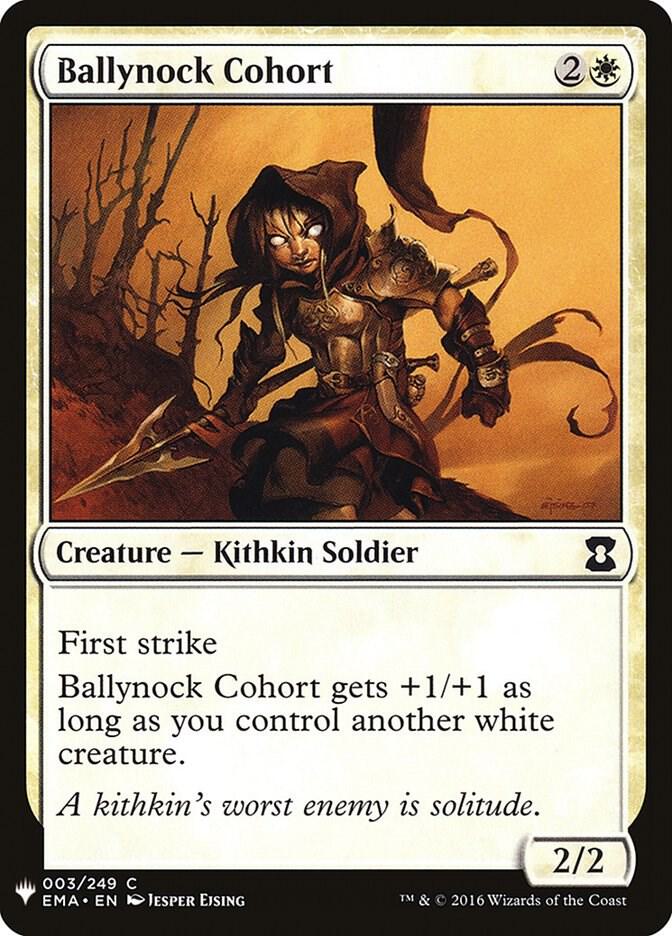 Ballynock Cohort 3 card from The List Reprints