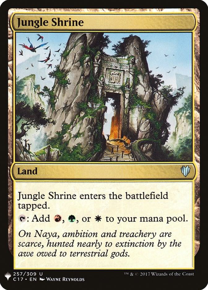 Jungle Shrine (C17) 257 card from The List Reprints