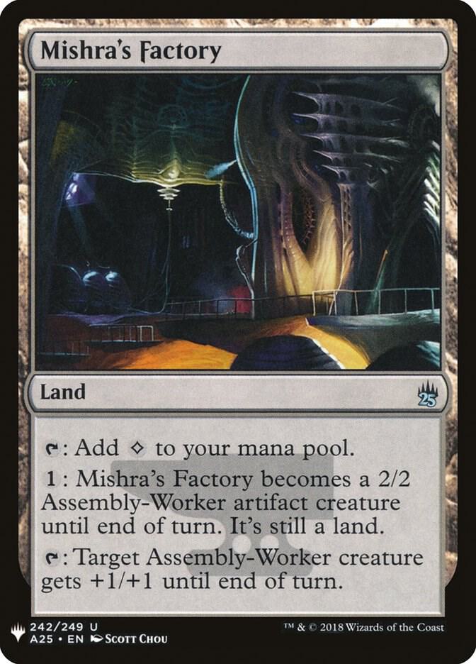 Mishra's Factory (A25) 242 card from The List Reprints