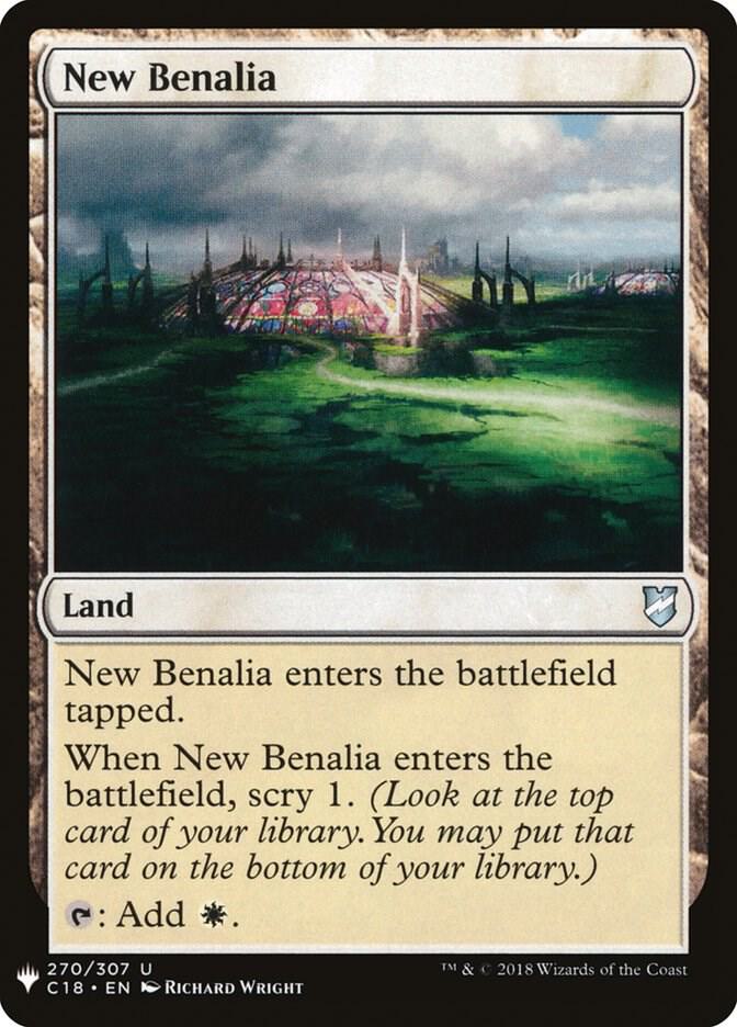 New Benalia 270 card from The List Reprints