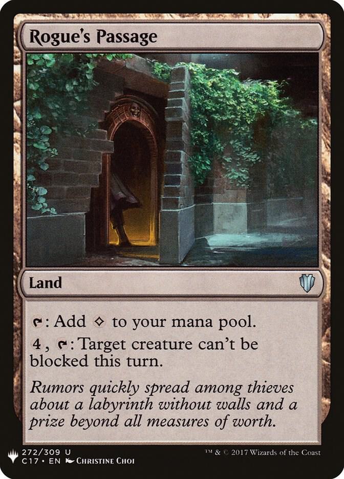 Rogue's Passage (C17) 272 card from The List Reprints