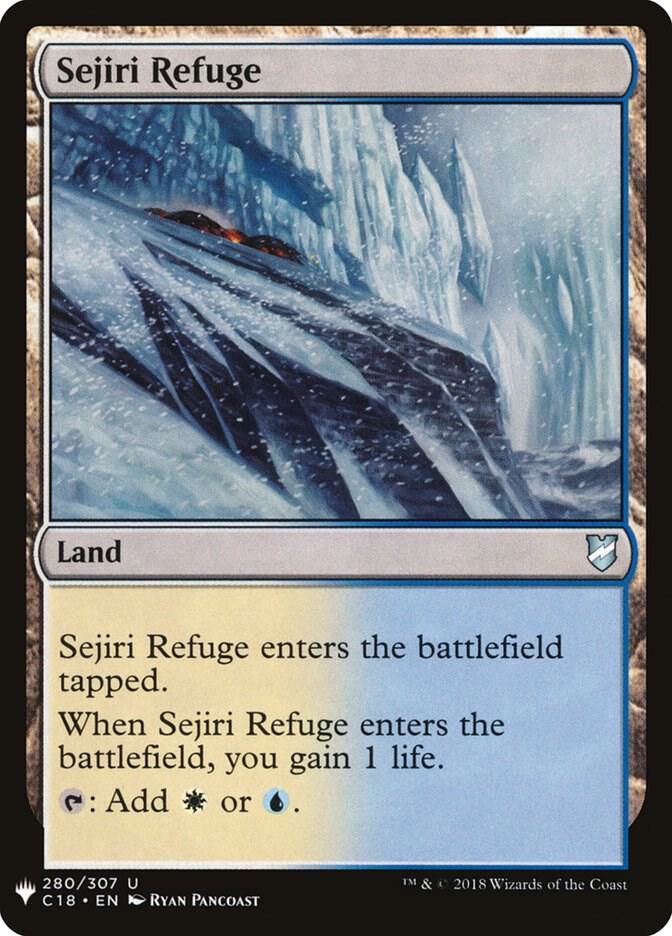 Sejiri Refuge 280 card from The List Reprints