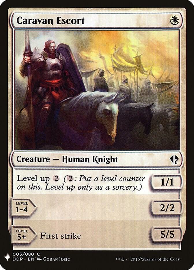 Caravan Escort 3 card from The List Reprints
