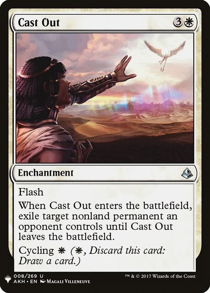 Cast Out 8 card from The List Reprints