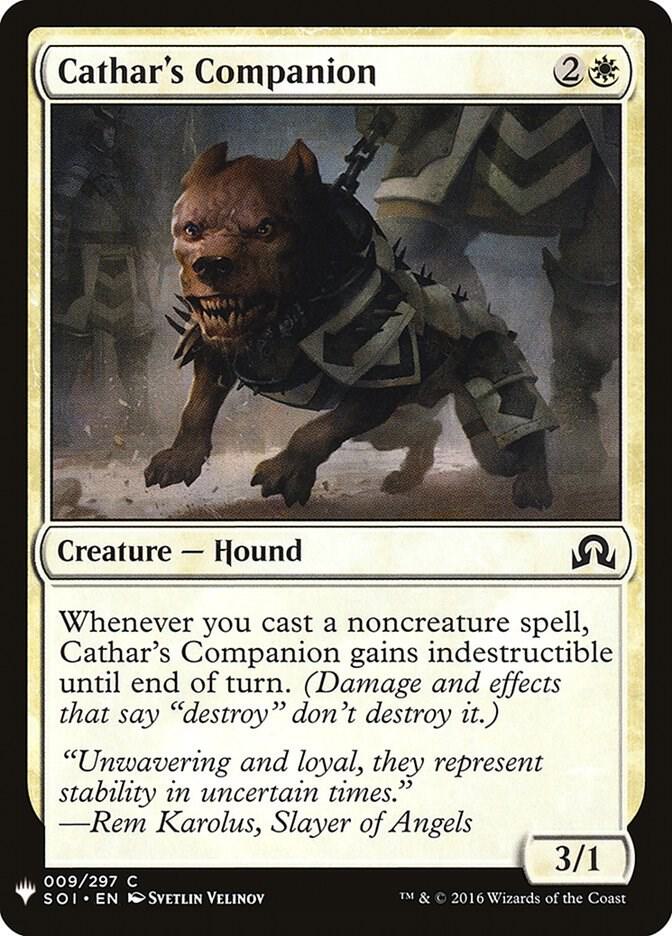 Cathar's Companion 9 card from The List Reprints