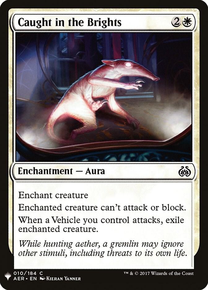 Caught in the Brights 10 card from The List Reprints