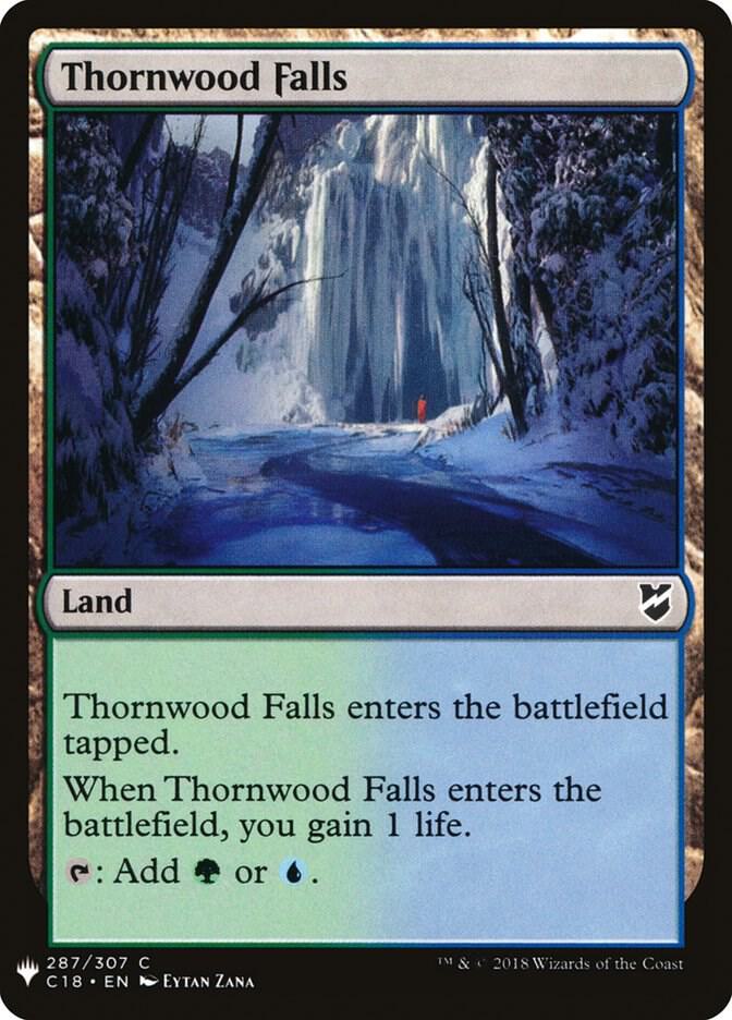 Thornwood Falls 287 card from The List Reprints