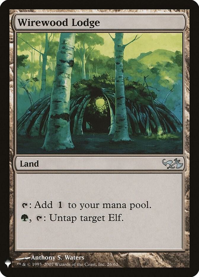 Wirewood Lodge 26 card from The List Reprints