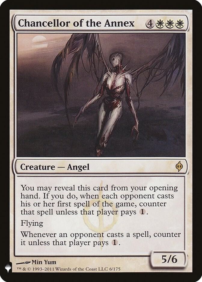 Chancellor of the Annex 6/175 card from The List Reprints