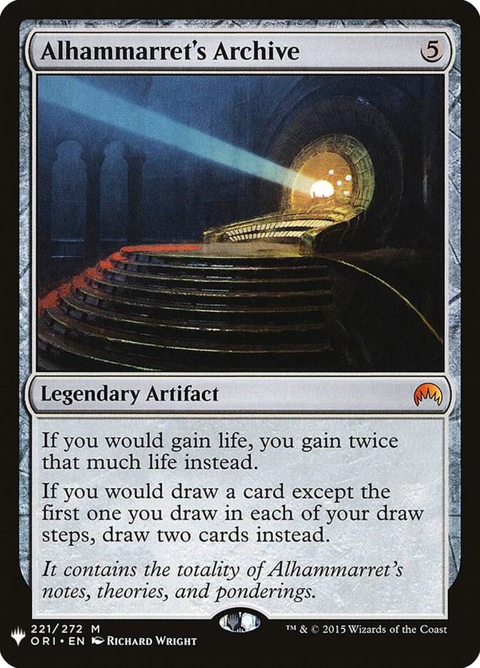 Alhammarret's Archive 221 card from The List Reprints