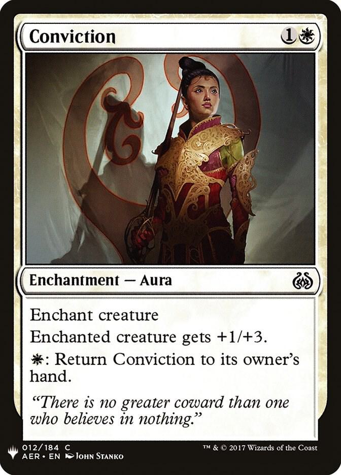 Conviction 12 card from The List Reprints