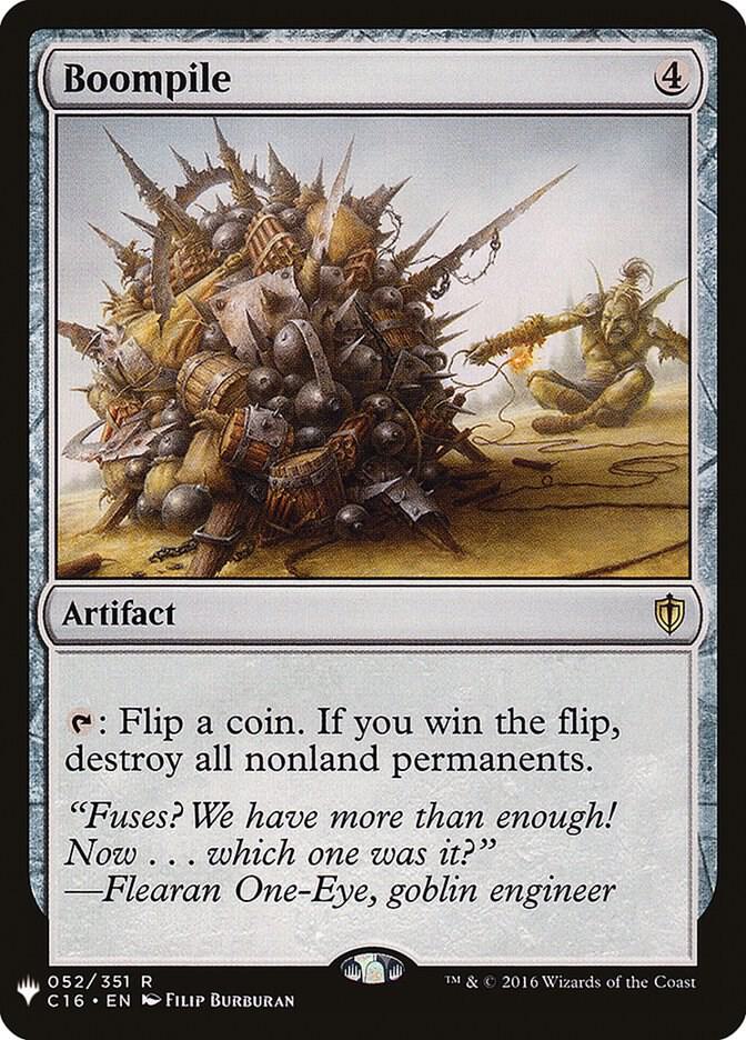 Boompile 052/351 card from The List Reprints