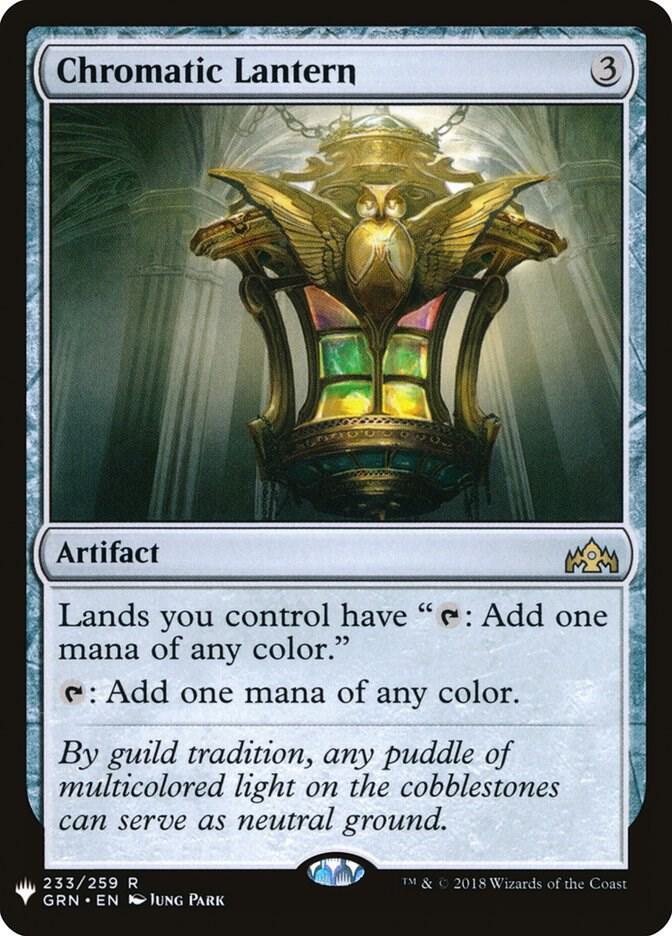 Chromatic Lantern (GRN) 233 card from The List Reprints