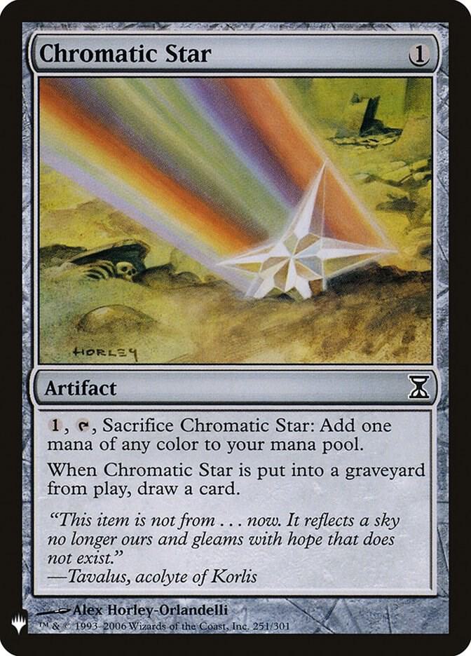 Chromatic Star 251 card from The List Reprints