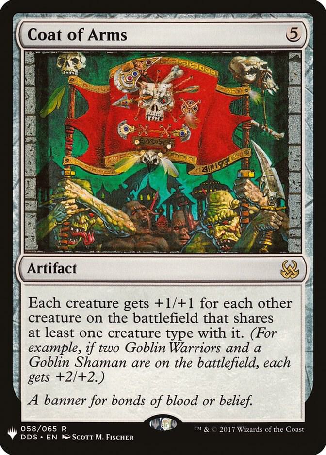 Coat of Arms 58 card from The List Reprints