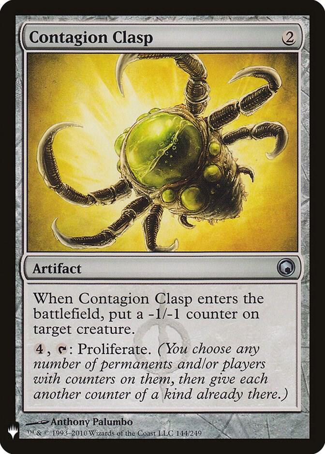 Contagion Clasp 144 card from The List Reprints