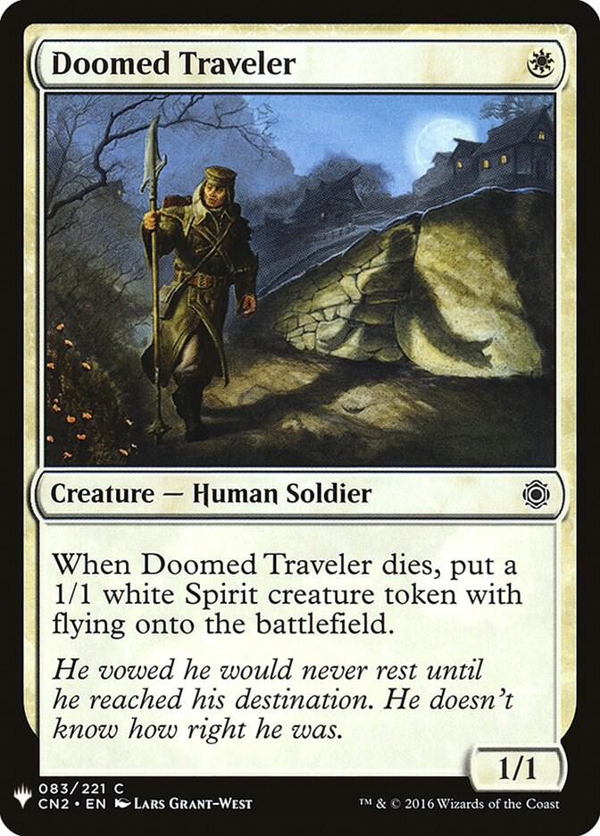 Doomed Traveler (CN2) 83 card from The List Reprints