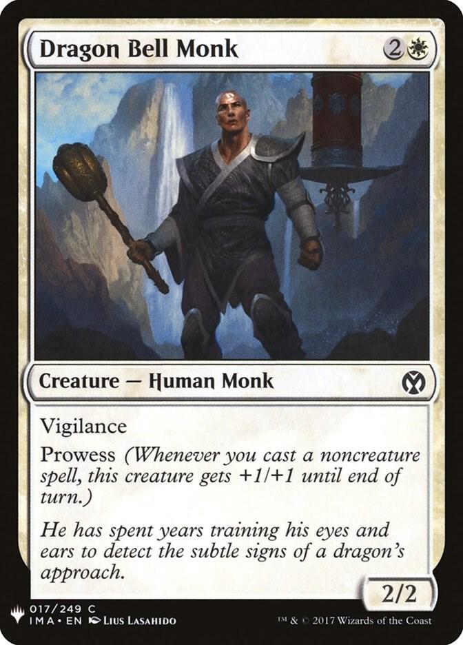 Dragon Bell Monk 17 card from The List Reprints