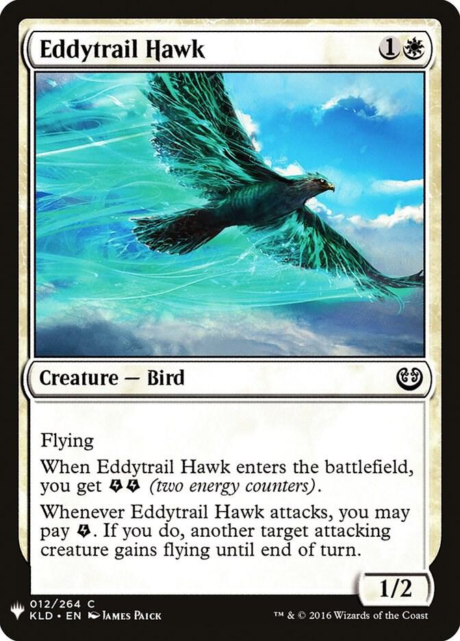 Eddytrail Hawk 12 card from The List Reprints