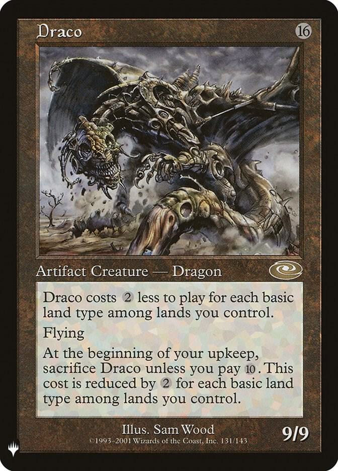 Draco 131 card from The List Reprints