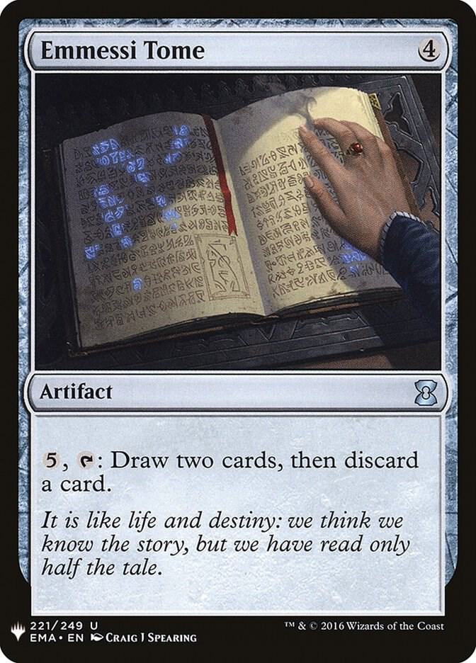 Emmessi Tome 221 card from The List Reprints