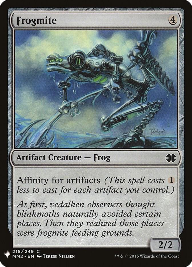 Frogmite 215 card from The List Reprints