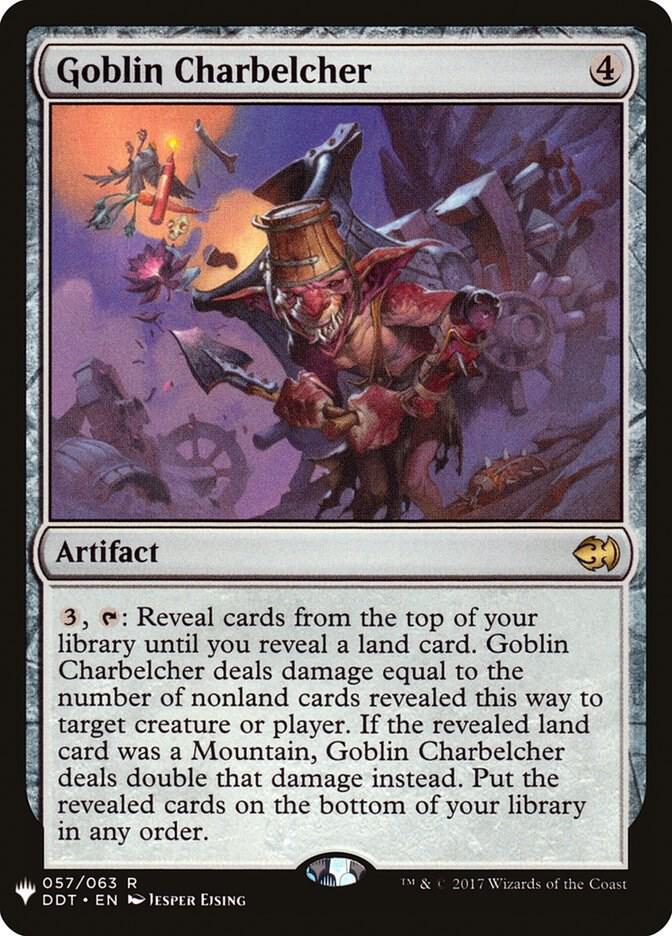 Goblin Charbelcher 057/063 card from The List Reprints
