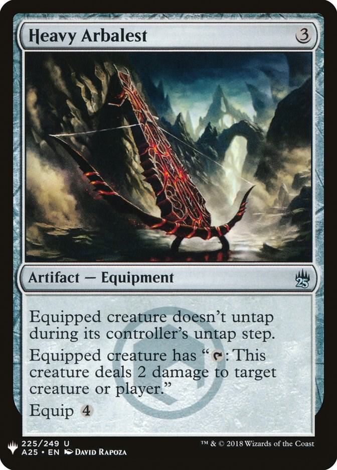 Heavy Arbalest 225 card from The List Reprints