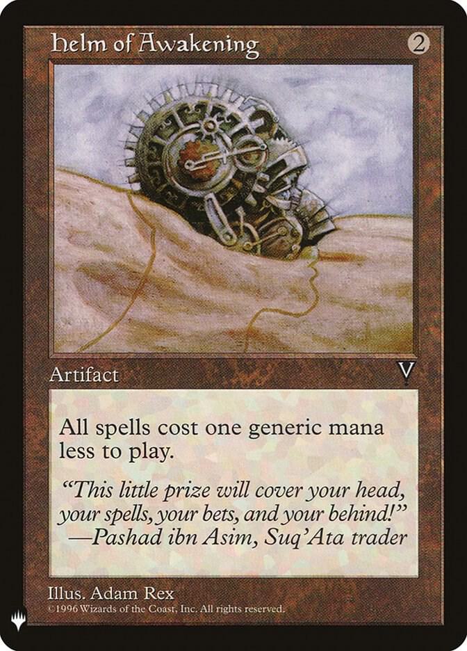 Helm of Awakening 145 card from The List Reprints