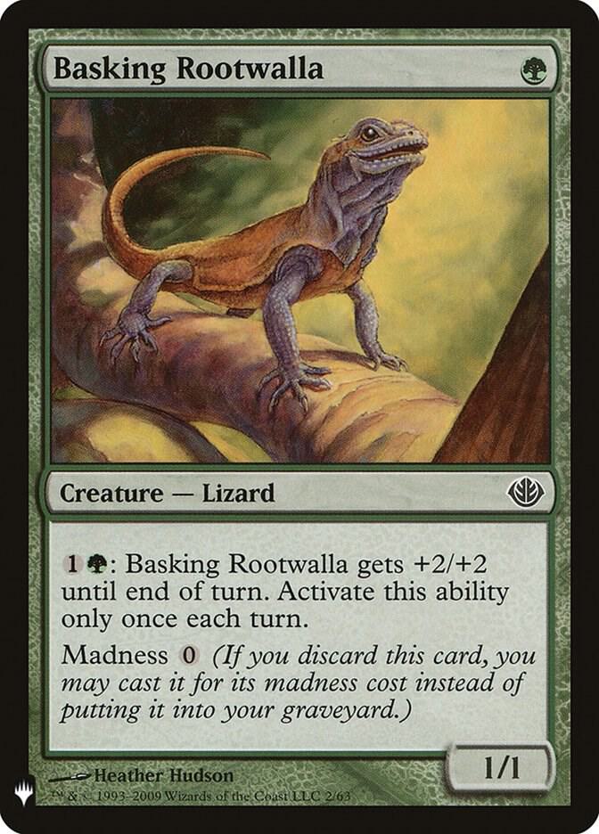 Basking Rootwalla 2 card from The List Reprints