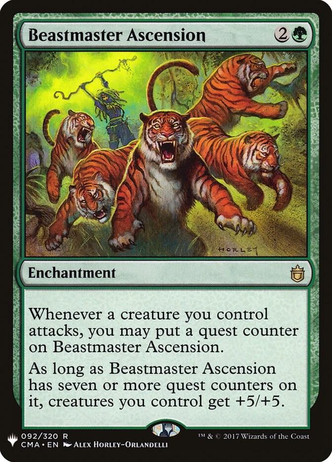 Beastmaster Ascension (CMA) 92 card from The List Reprints