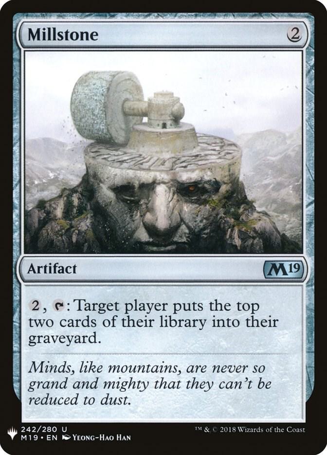 Millstone (M19) 242 card from The List Reprints