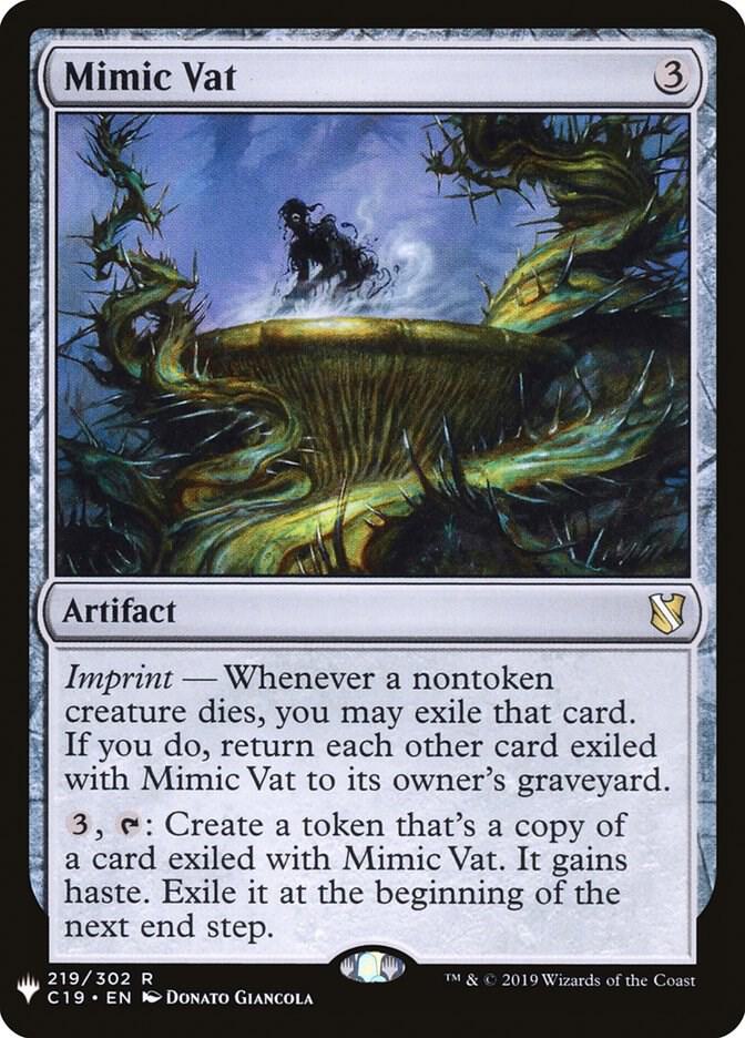 Mimic Vat 219/302 card from The List Reprints
