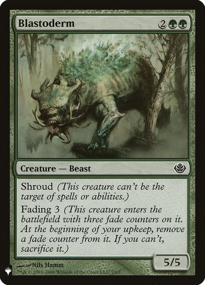 Blastoderm 7 card from The List Reprints