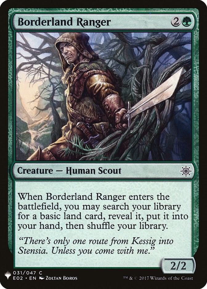 Borderland Ranger 31 card from The List Reprints