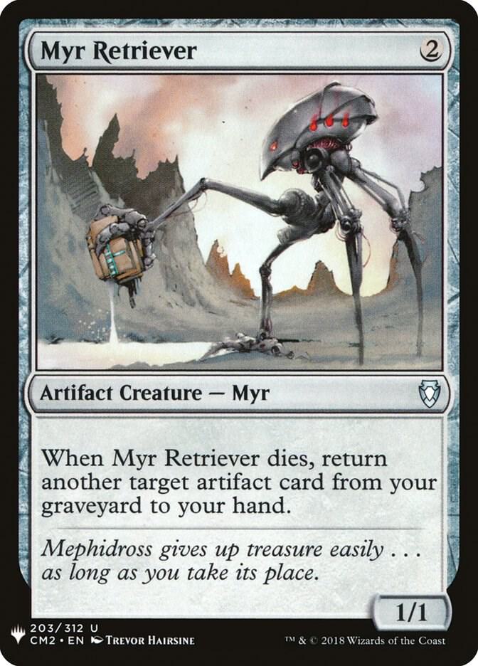 Myr Retriever 203 card from The List Reprints