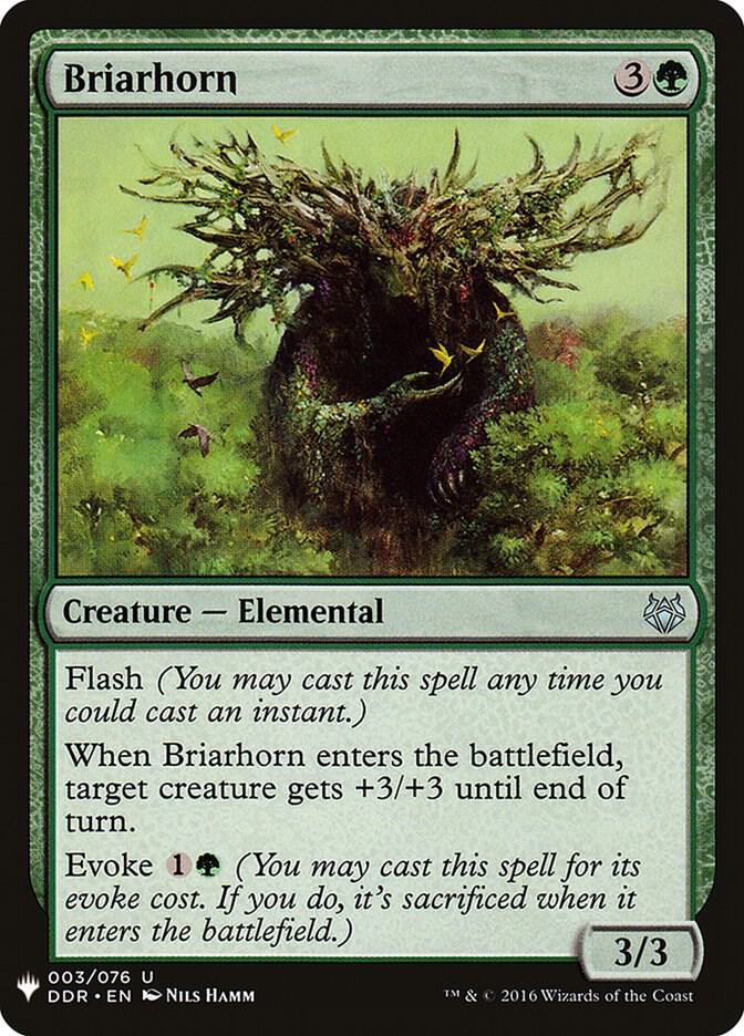 Briarhorn 3 card from The List Reprints