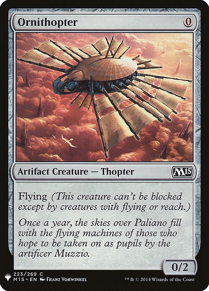 Ornithopter 223 card from The List Reprints