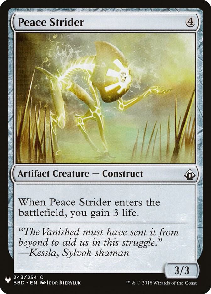 Peace Strider 243 card from The List Reprints