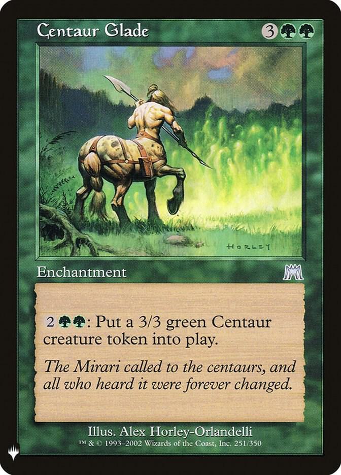 Centaur Glade 251 card from The List Reprints