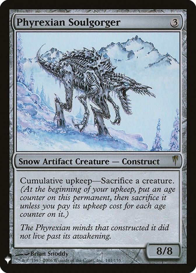 Phyrexian Soulgorger 141/155 card from The List Reprints